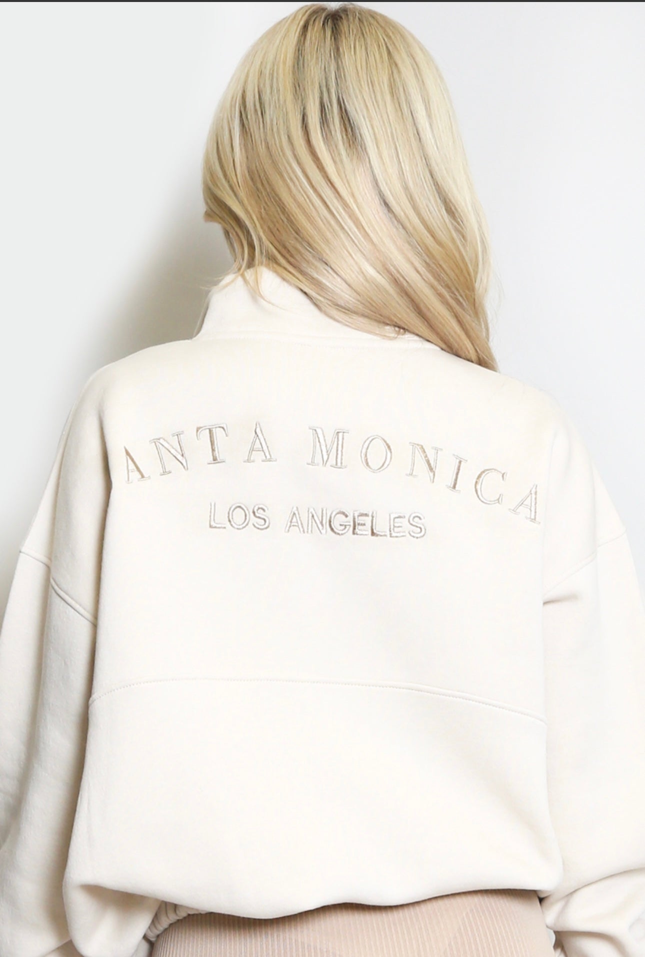 Monica Half Zip Sweatshirt