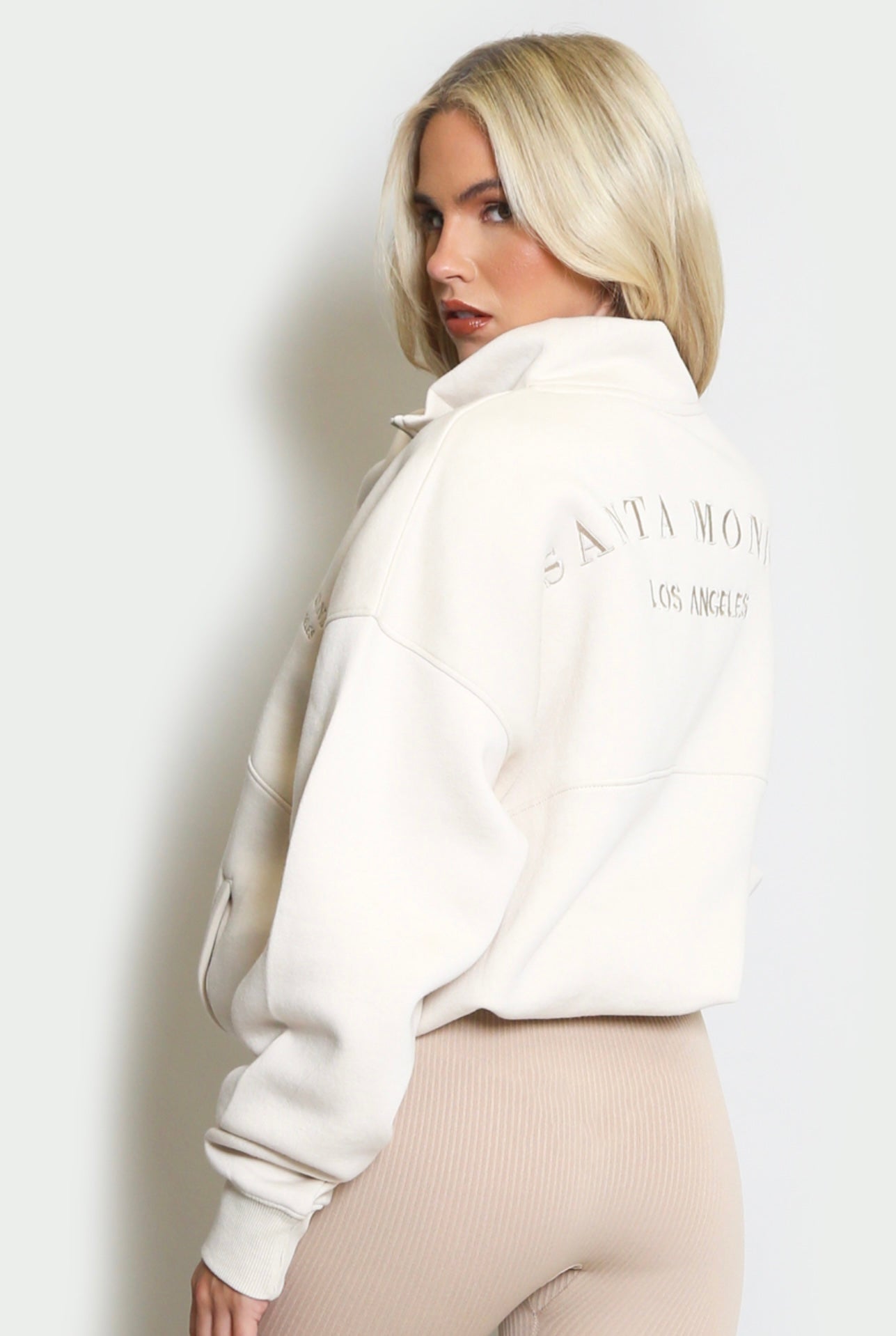 Monica Half Zip Sweatshirt