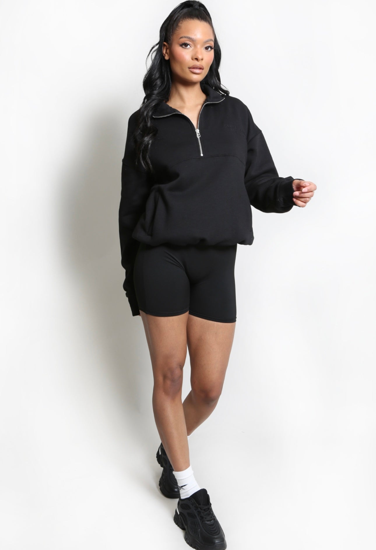 Monica Half Zip Sweatshirt