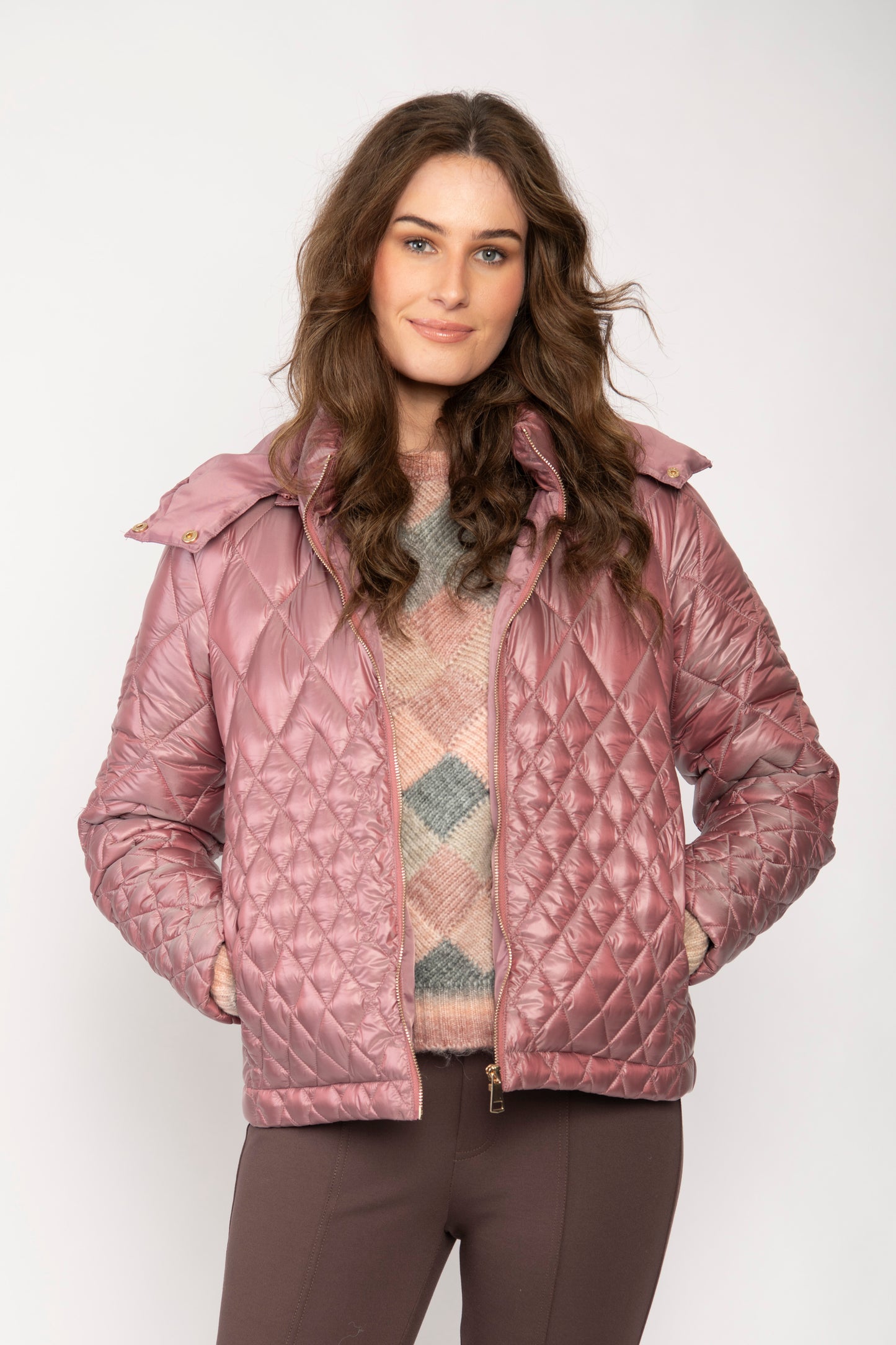 Maura Diamond Quilted Jacket