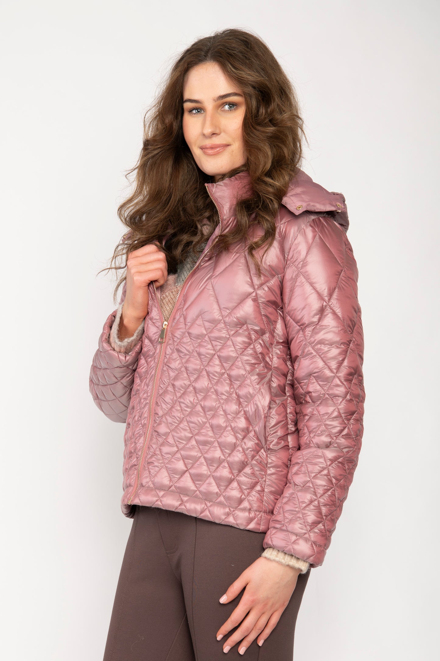 Maura Diamond Quilted Jacket