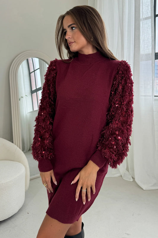 Emma Sequin Jumper Dress